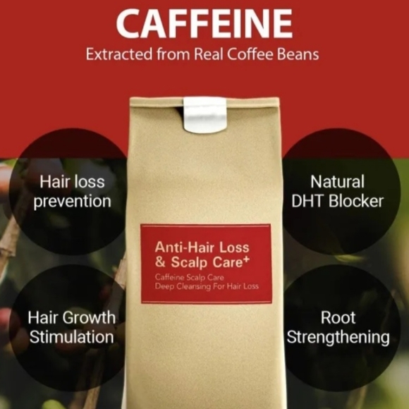 NEW KUNDAL CAFFEINE ANTI-HAIR LOSS SHAMPOO Scalp Care Deep Cleansing white musk - Picture 6 of 7